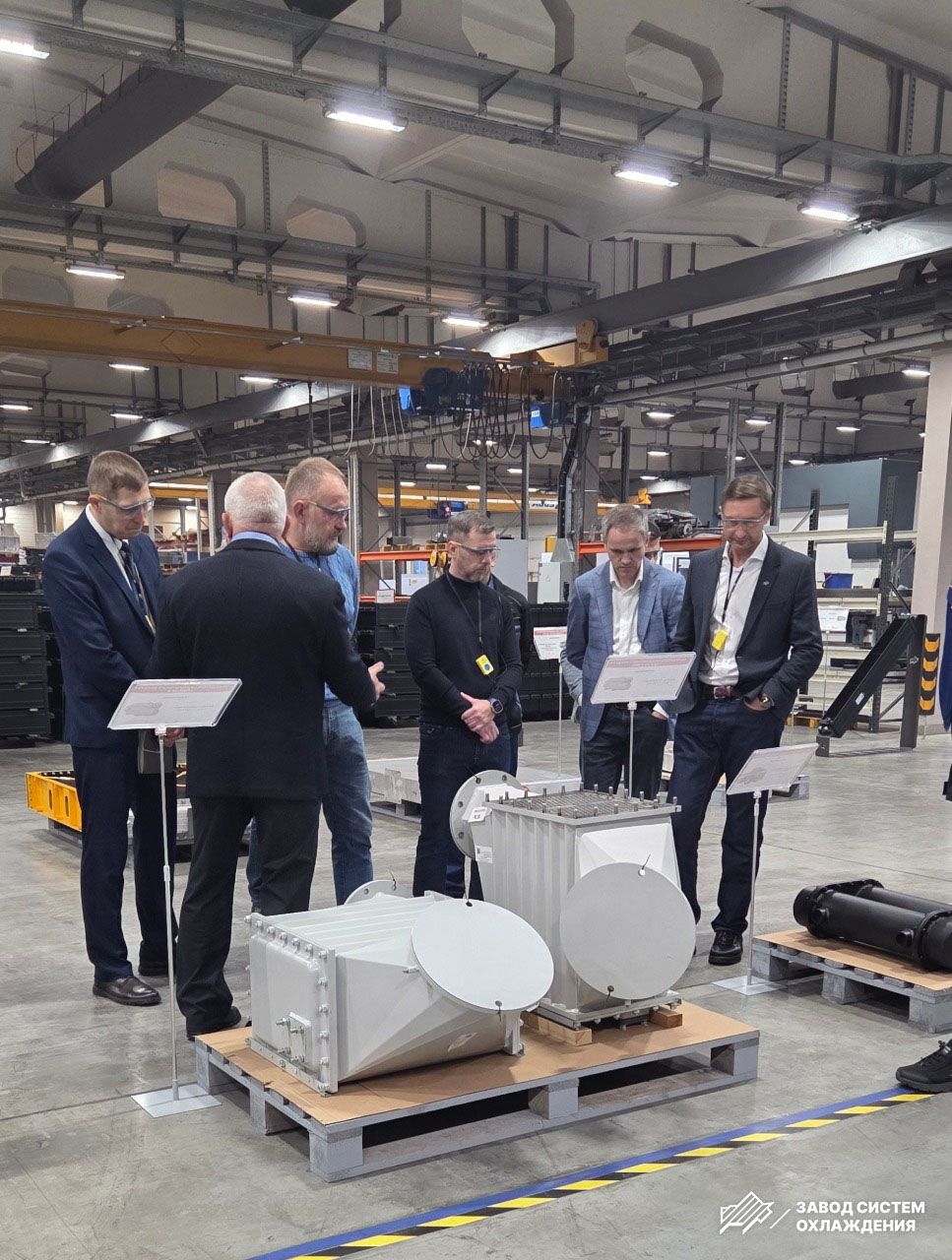 ООО “Завод систем охлаждения” посетила делегация АО “Желдорреммаш”  и ПКБ ЦТ ОАО “РЖД”